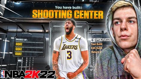 THE BEST SHOOTING CENTER BUILD IN NBA 2K22 HOW TO CREATE THE BEST