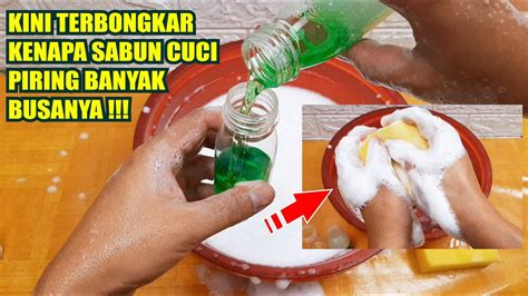 Terbongkar Bahan Penambah Busa Sabun Cuci Piring Busa Melimpah Sb Pemula Youtube