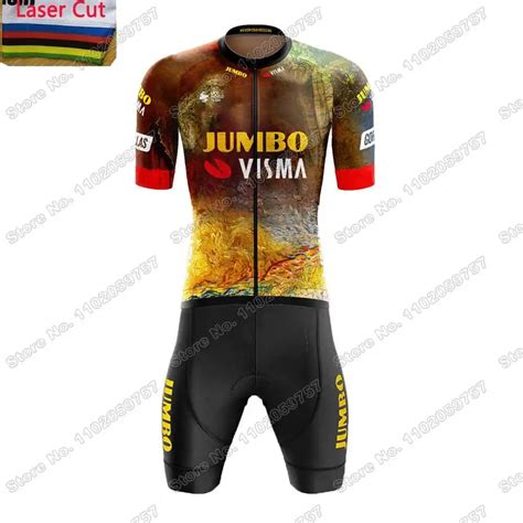 Jumbo Visma maillot de cyclisme de l équipe France TDF pour hommes