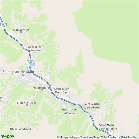 Map Saint Julien Mont Denis Map Of Saint Julien Mont Denis And