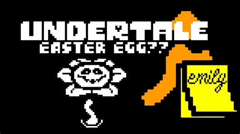 Emily Is Away Undertale Easter Egg Flowey Youtube