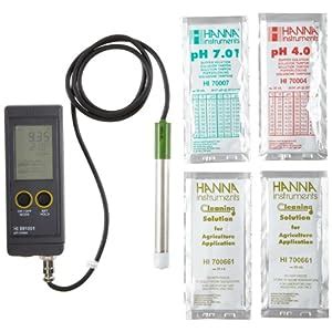 Hanna Instruments HI 991001 Extended Range PH Meter Science Lab Ph