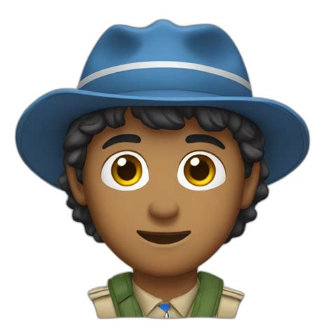 Whiteand Brown Hair Boy Scout Ai Emoji Generator