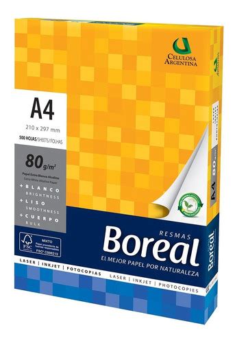 Resmas Boreal A4 80 Grs Caja X 10 Resmas Computop