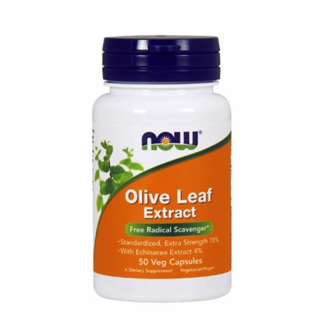 Now Foods Olive Leaf Extract 500mg 60 Vcaps Natures Pocket