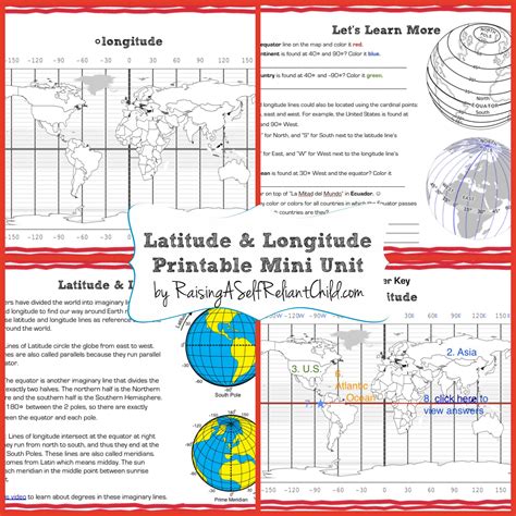 Free Printable Latitude And Longitude Worksheets Pdf – Kidsworksheetfun