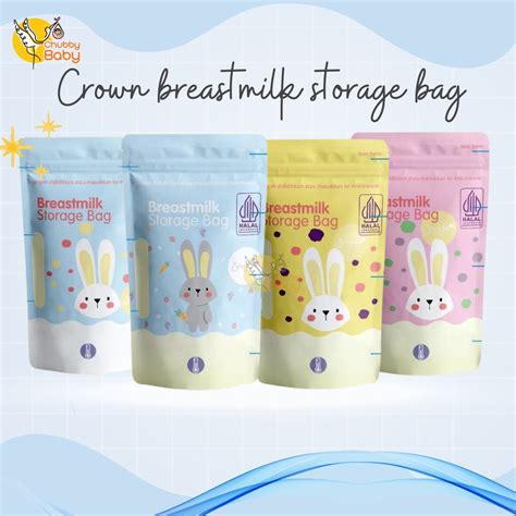 Jual Crown Snuggle Breast Milk Storage Bag Ml Kantong Asi Shopee