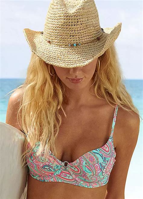 Venice Beach Paisley Print Underwired Bikini Top LASCANA