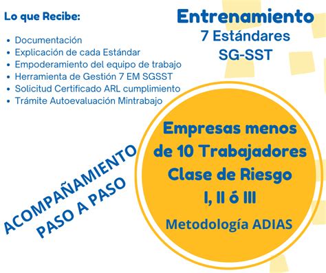 Estándares Mínimos Sst Según Tipo De Empresa