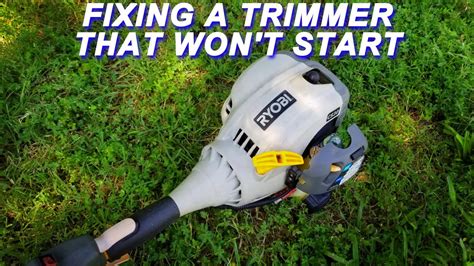 Fixing A Ryobi Trimmer That Won T Start Youtube