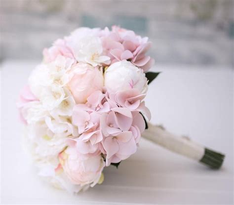 Silk Peony Bouquet Silk Wedding Bouquet Silk Bouquet Pink Etsy