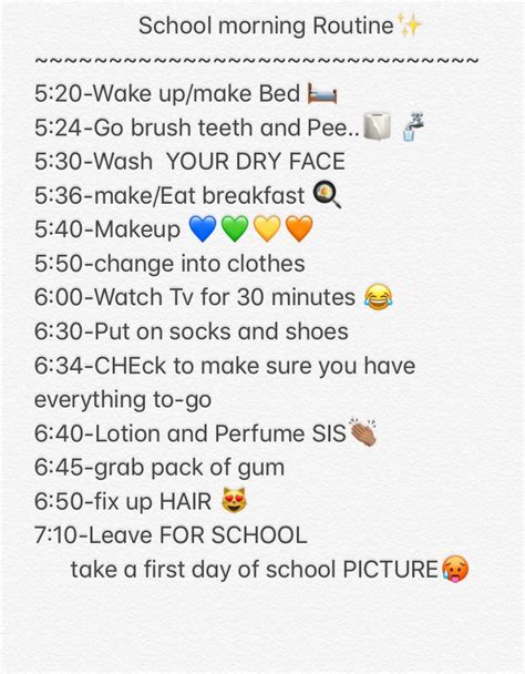 First Day Of School Schedule Morning Routine Ish School Morning Routine Morning Routine