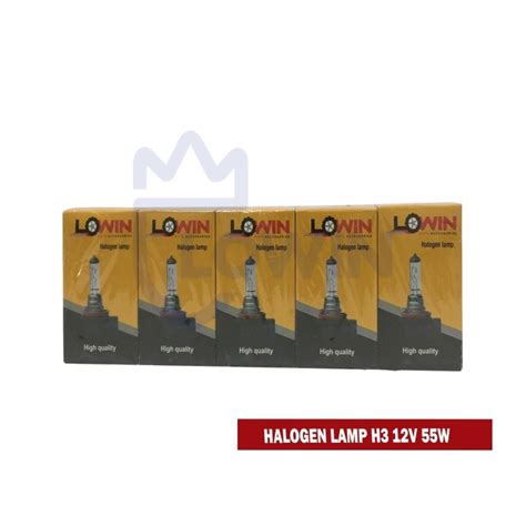 Jual Halogen Bulb Bohlam Halogen Lampu Mobil H V W Clear