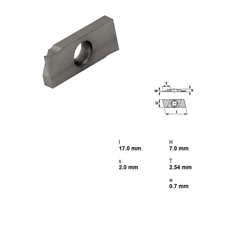 Shop Canela Grooving Insert GISG07RTL20 Pack Of 10 Tools Machining