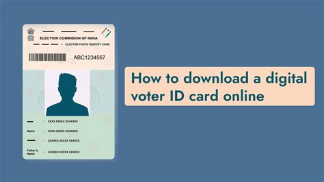 Online Voter Id Card Apply Mp At Victor Hauser Blog