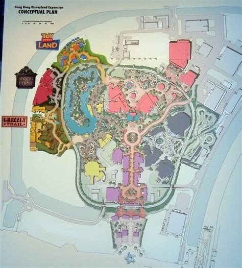 hong kong disneyland new map – Le Parcorama