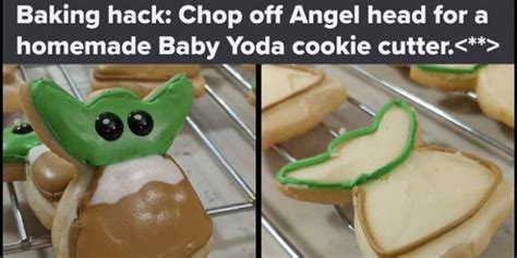 Baby Yoda Christmas Cookies Baking Hack - Media Chomp