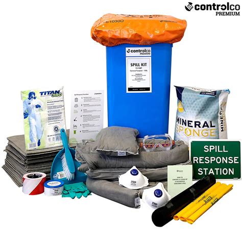 SupplyMe Controlco Premium Mobile General Purpose Spill Kit With