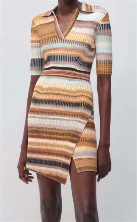 Buy Simkhai Solana Knit Dress In Thorn Space Dye Multi At 39 Off