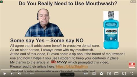 Snip Do You Really Need To Use Mouthwash YouTube Google Chrome