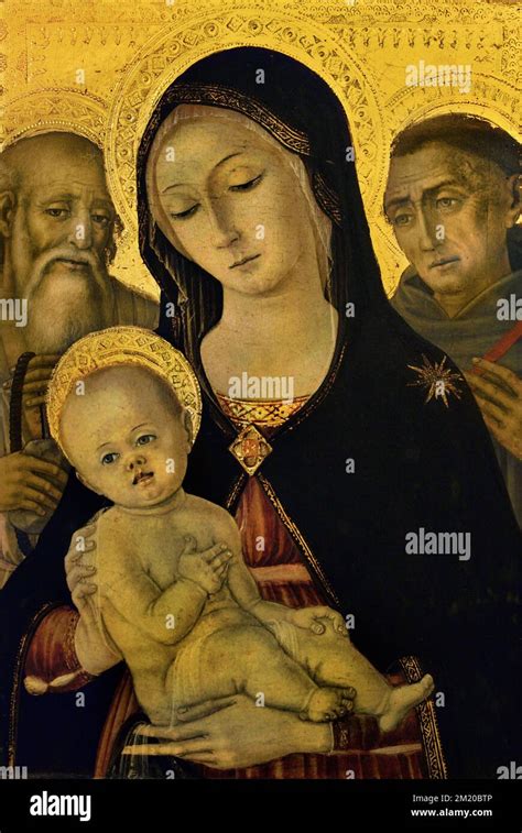 La Madonna Col Bambino Fra I Santi Girolamo E Francesco Die Madonna