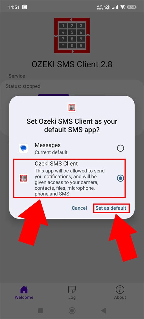 Android SMS QR quick start guide