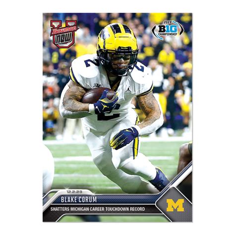 Blake Corum - 2023 Bowman U Now® Football Card 34 - PR: 1559