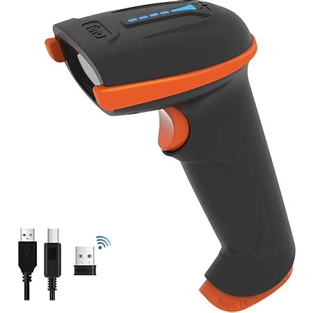 Amazon Nadamoo Wireless Barcode Scanner Feet Transmission