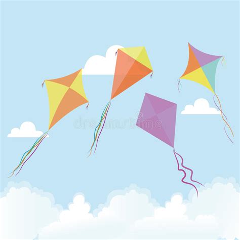 Kites Stock Illustration Illustration Of Artwork Flying 18780924