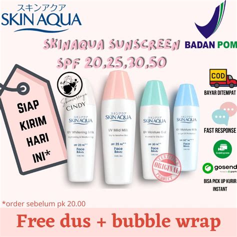 Jual Skinaqua UV Protection Sunscreen Sunblock SPF 30 50 Shopee