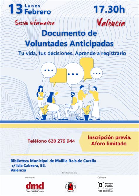 Sesi N Informativa Documento De Voluntades Anticipadas Derecho A