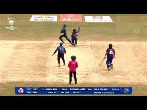 Nepal Vs Namibia 1st T20 2024 Highlights Nepal T20I Tri Series 2024