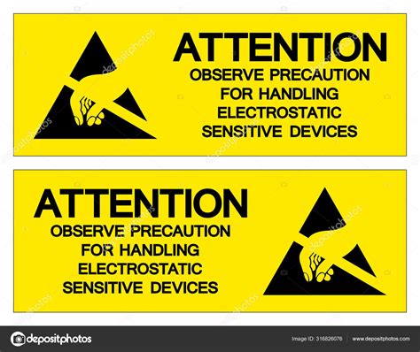 Attention Observe Precaution For Handling Electrostatic Sensitive