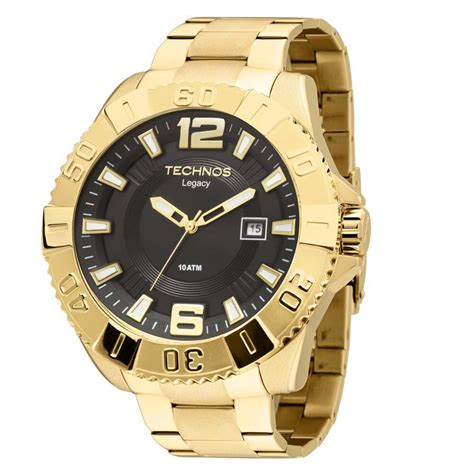 Relógio Masculino Analógico Technos Legacy 2315AAO 4P Dourado