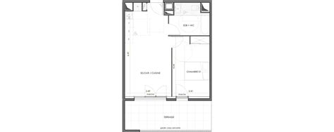 Plan Appartement T De M Neuf Montpellier R Sidence Le Clos