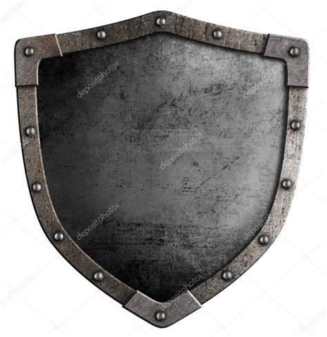 Old Medieval Shield Isolated — Stock Photo © Andreykuzmin 56447861