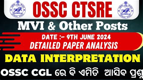 Detailed DATA INTERPRETATION Paper Analysis Of OSSC CTSRE MVI Other