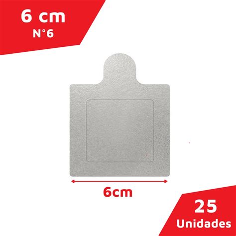 Base Laminada Para Doces Quadrada N Prata Pct C As Melhores