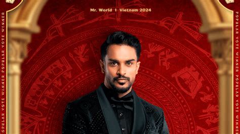 ‘mr World 2024 Peoples Choice Goes To Sri Lanka Mr World