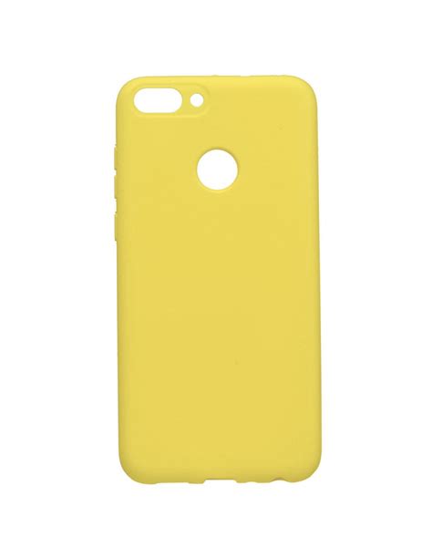 Funda Carcasa Silicona Calidad Superior Amarilla Huawei Y6 2018 Honor 7a