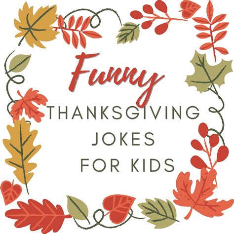 Funny Thanksgiving Jokes for Kids - Our WabiSabi Life