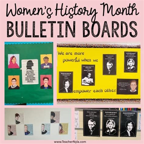 Women S History Month Bulletin Boards Nyla S Crafty Teaching