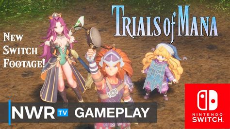 30 Minutes Of Trials Of Mana Remake On Nintendo Switch YouTube