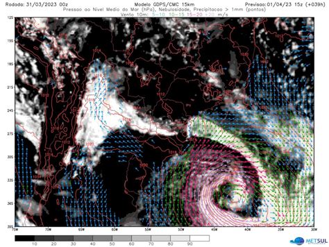 Ciclone Intenso No Atl Ntico Trar Ar Frio Para O Sul E Sudeste Do Brasil