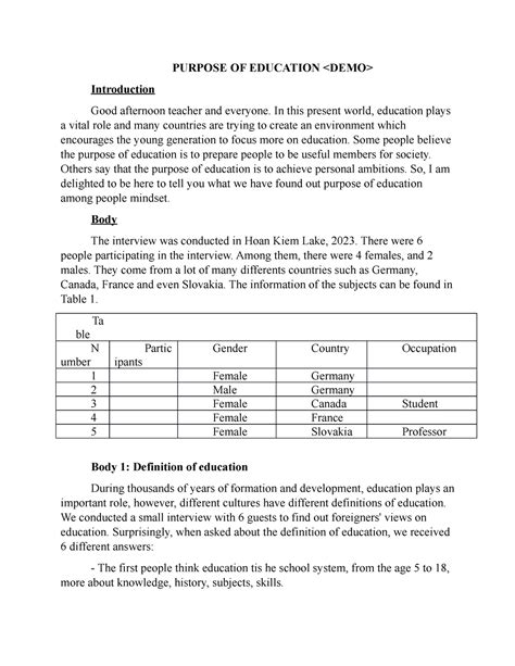 Demo Manu Nh M Purpose Of Education Purpose Of Education Introduction