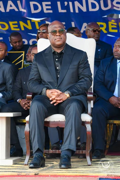 Le Pr Sident F Lix Tshisekedi A Inaugur La Premi Re Usine De