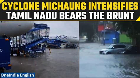 Cyclone Michaung Flights Diverted Chennai Airport Closed Newsr