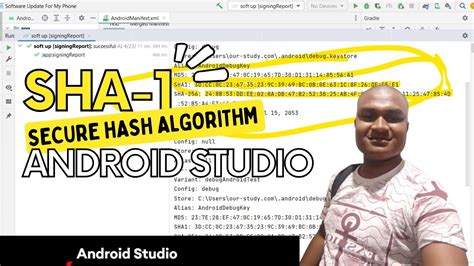 Sha Key Sha Vs Sha Basic Android Studio Tutorial Minute Schoo