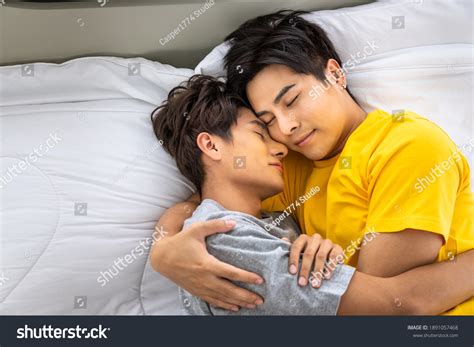 Happy Asian Homosexual Gay Men Male Stock Photo Shutterstock
