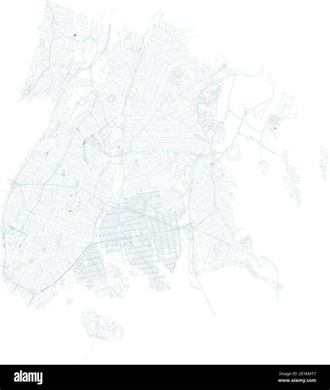 The Bronx Map New York City Boroughs Governmental Administration Streets And District City